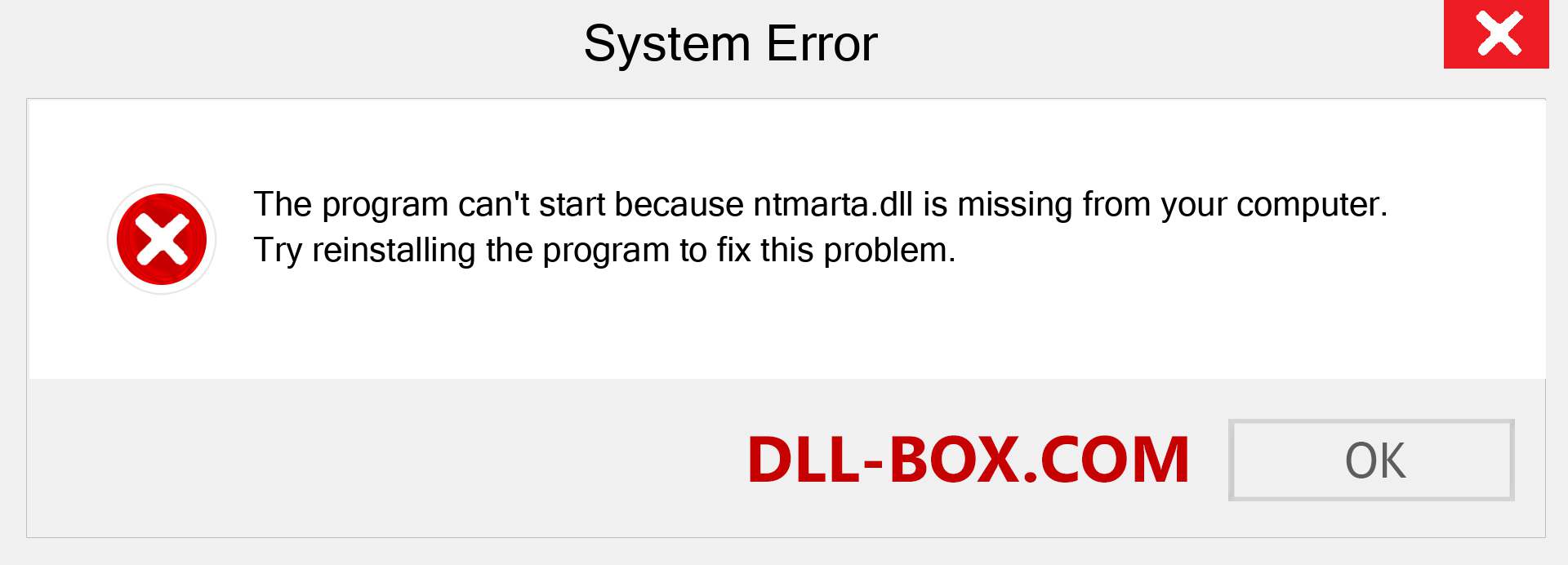  ntmarta.dll file is missing?. Download for Windows 7, 8, 10 - Fix  ntmarta dll Missing Error on Windows, photos, images